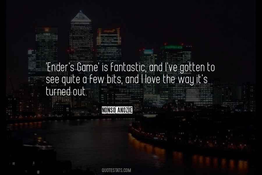 Quotes About Love Is A Game #660437