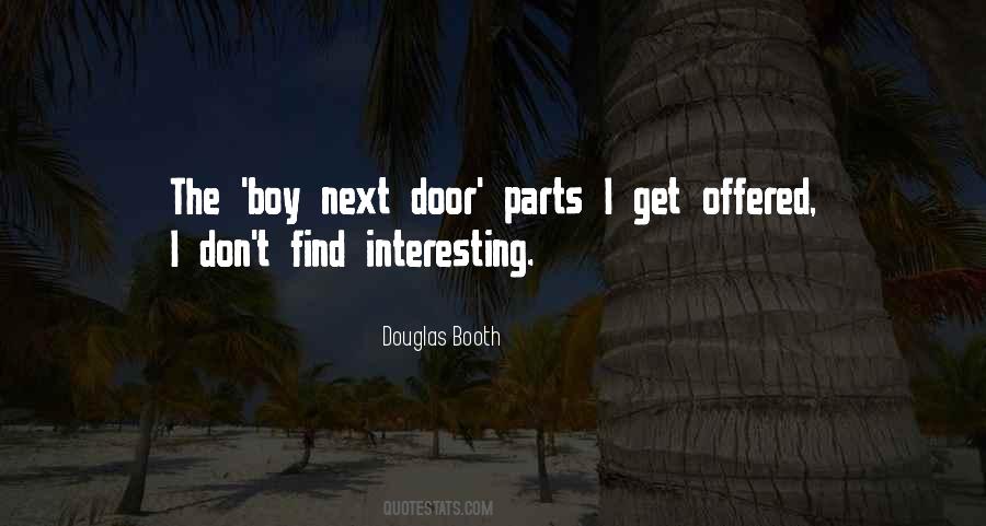 Boy Next Door Quotes #886593