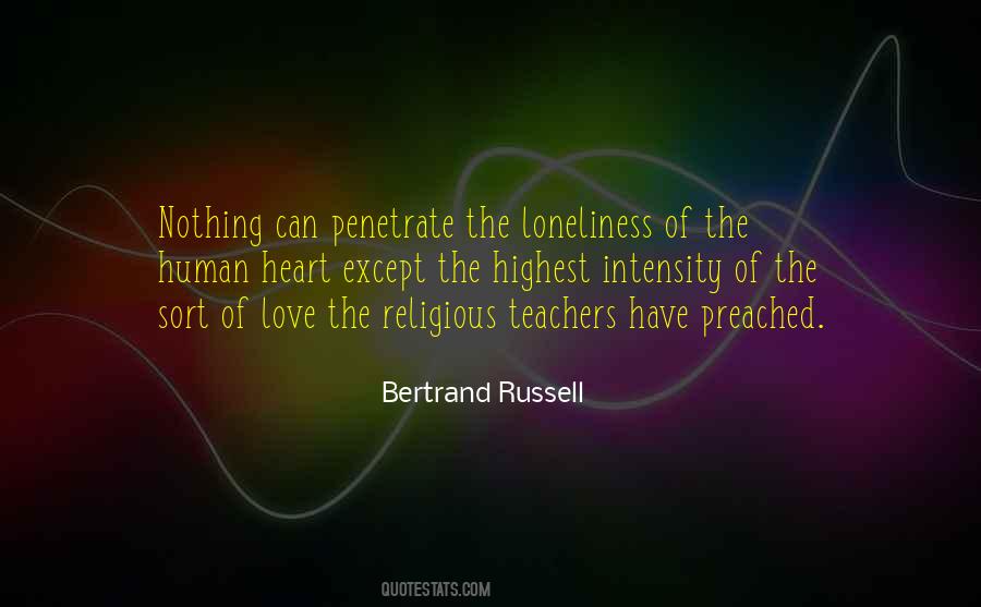 Bertrand Russell Love Quotes #1510685