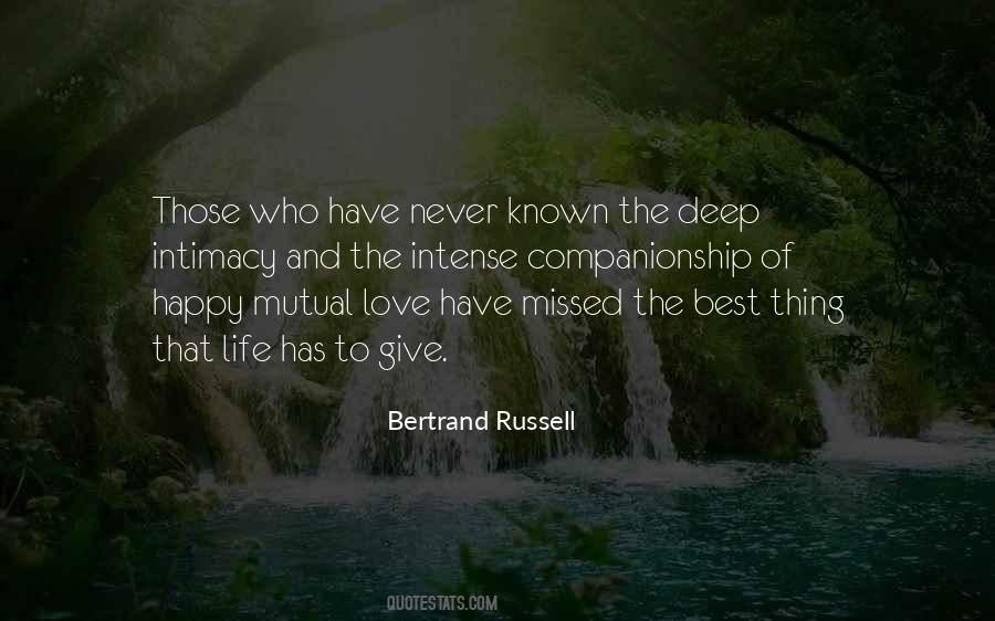 Bertrand Russell Love Quotes #996504