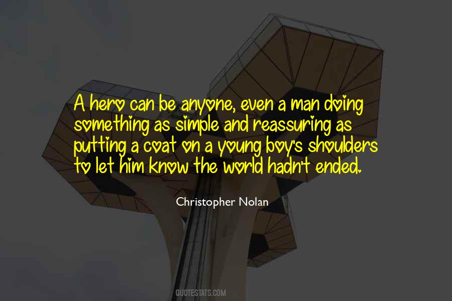 Boy To Young Man Quotes #462100