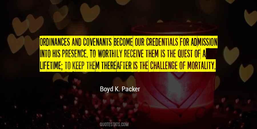 Boyd Packer Quotes #1289335