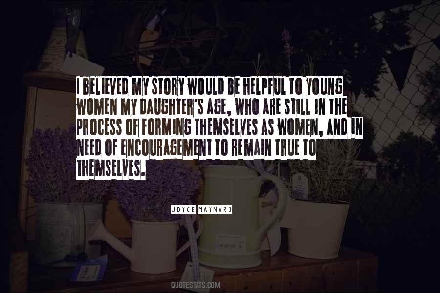 Young Women Quotes #1015850