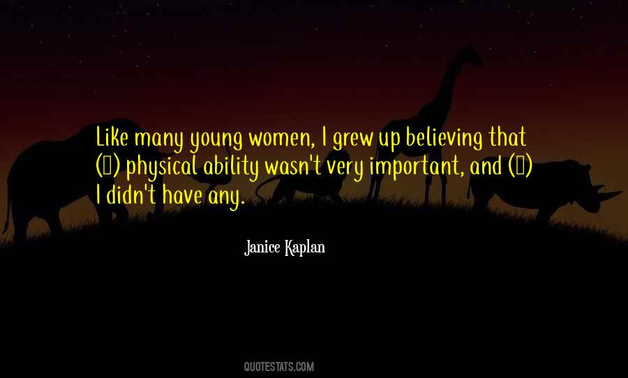 Young Women Quotes #1415605