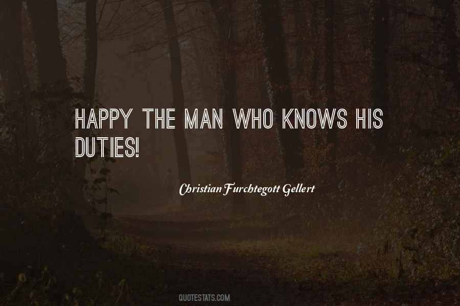 Happy The Man Quotes #740579