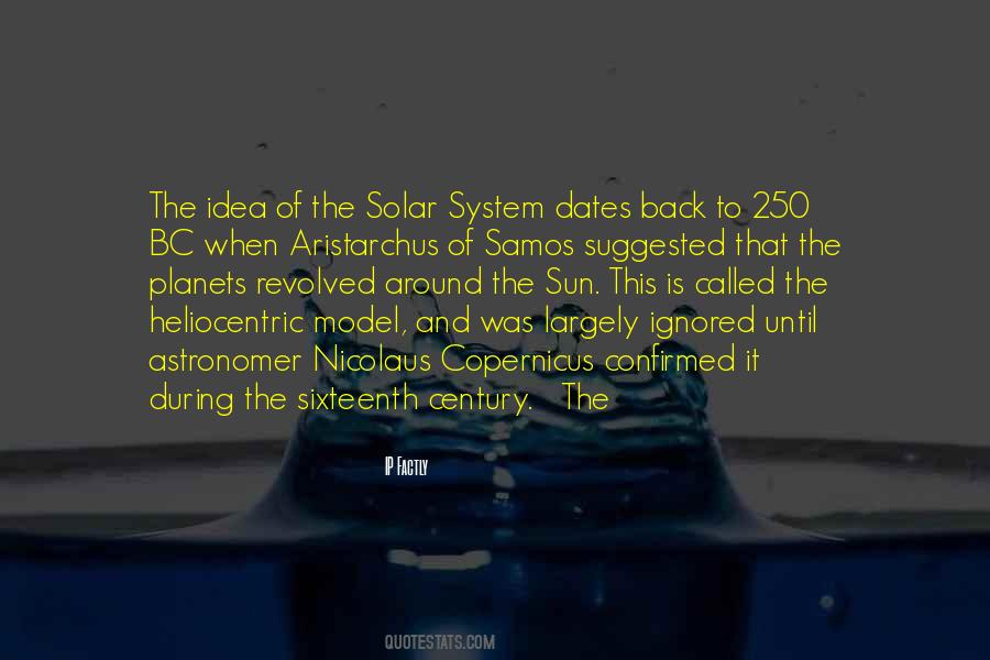 Quotes About The Solar System #1118420