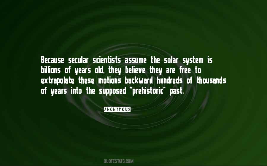 Quotes About The Solar System #1224357