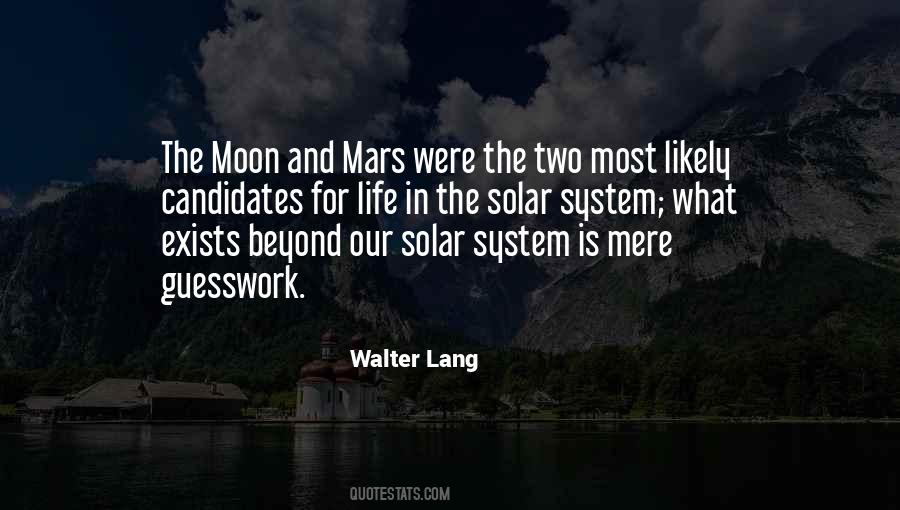Quotes About The Solar System #85345