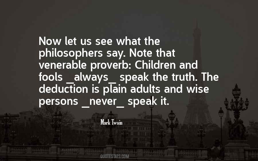 Deduction U S Quotes #502349