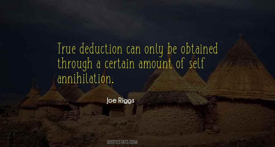 Deduction U S Quotes #63768