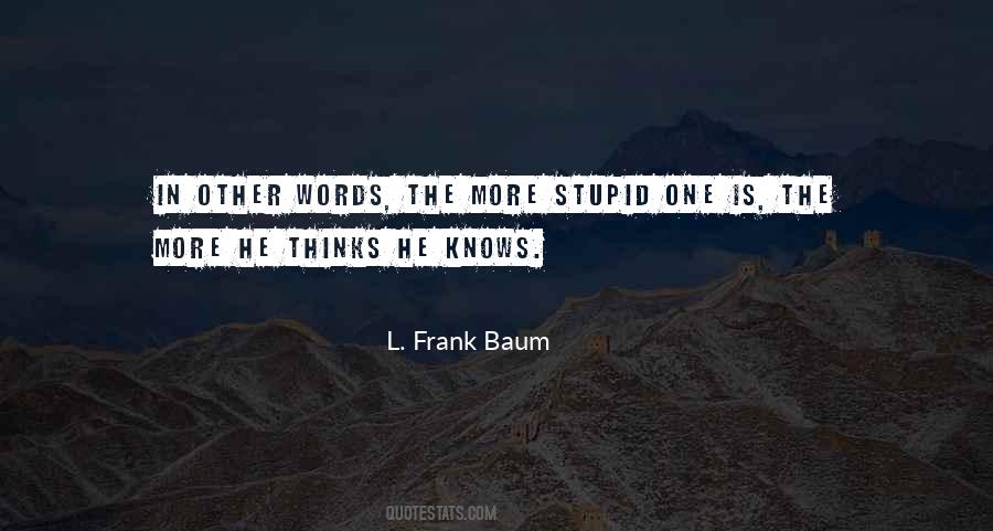Frank Baum Quotes #308427