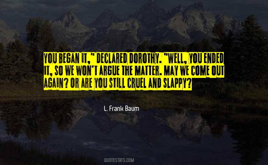 Frank Baum Quotes #388556