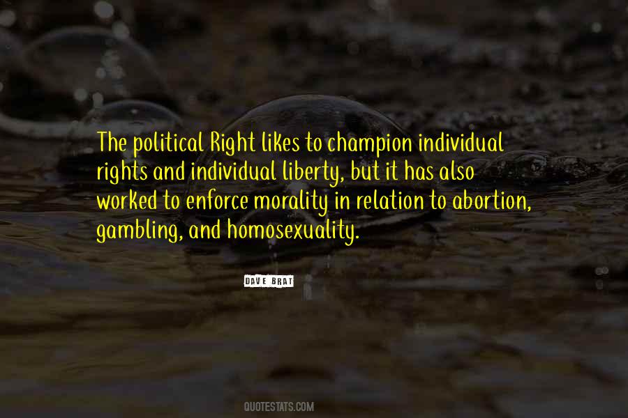 Individual Morality Quotes #965301