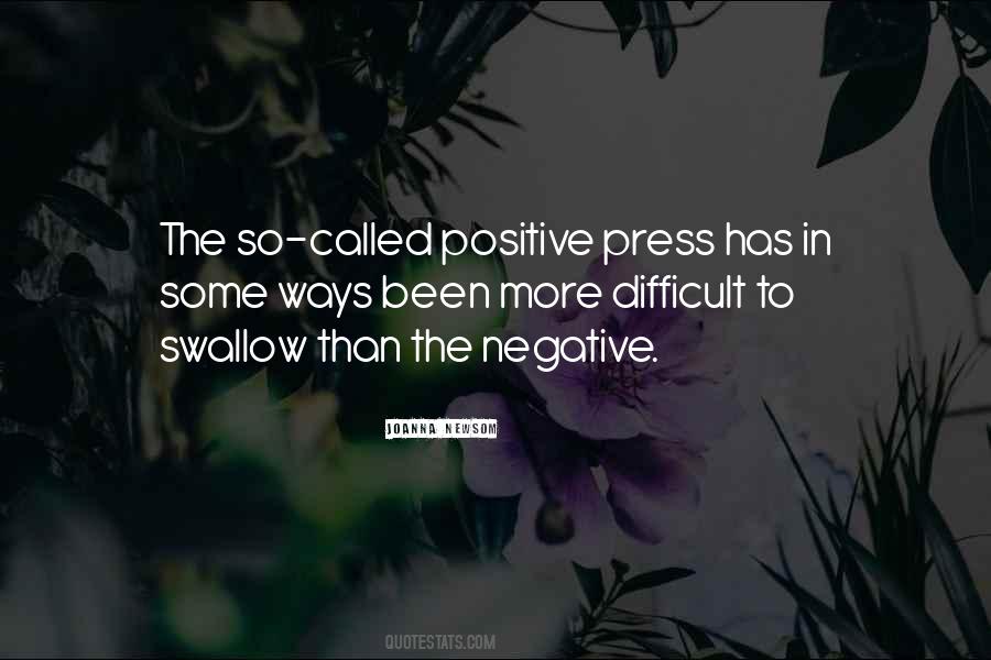 Negative Press Quotes #308128