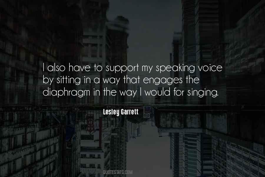 Lesley Voice Quotes #1856027