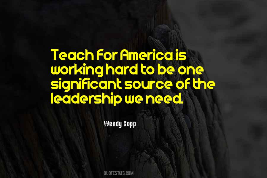 Need For Leadership Quotes #1370658