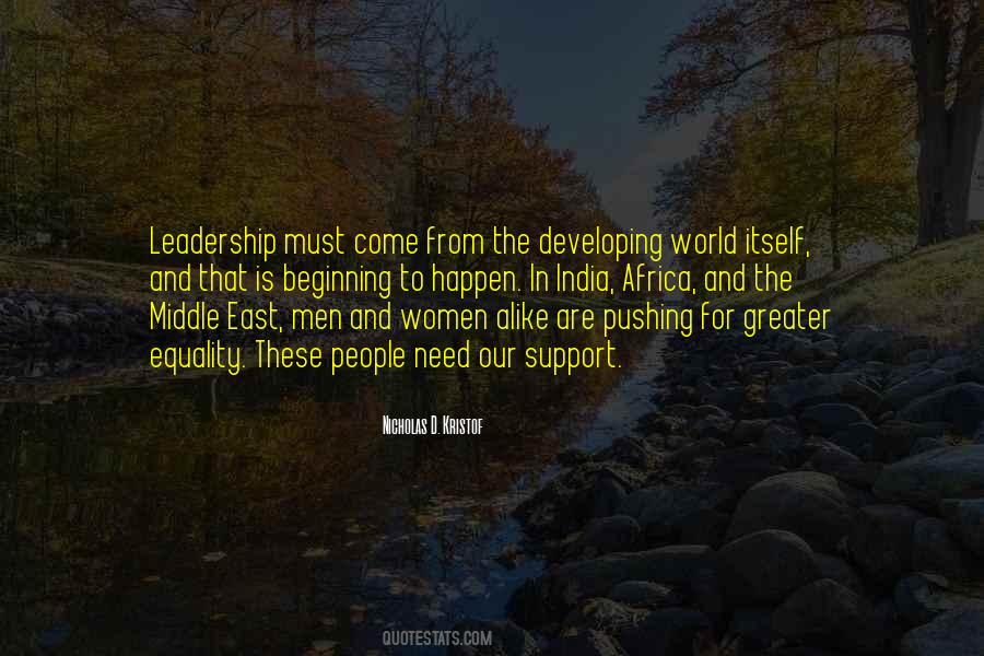 Need For Leadership Quotes #982932