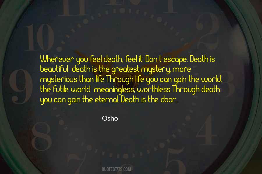 Beautiful Death Quotes #1111516