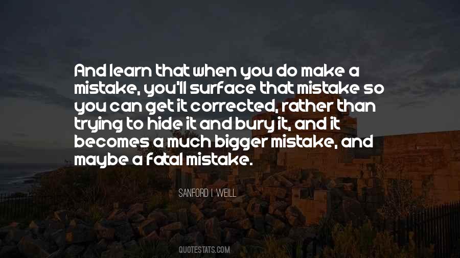 Mistake And Learn Quotes #699570