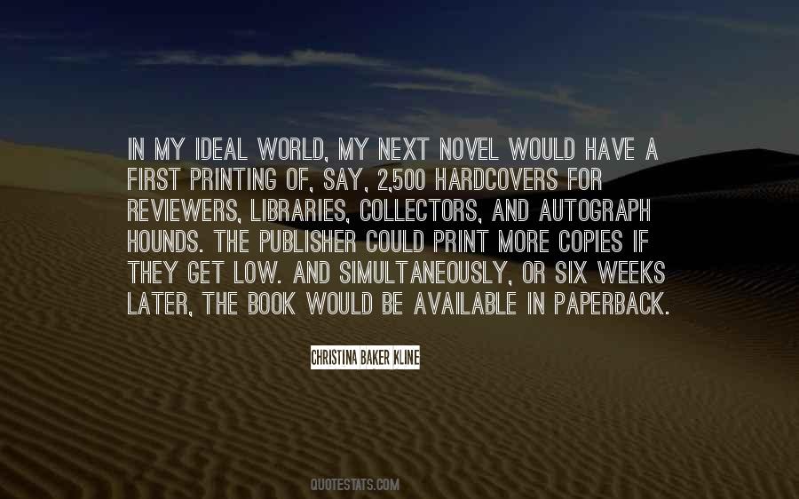 Paperback Novel Quotes #689354