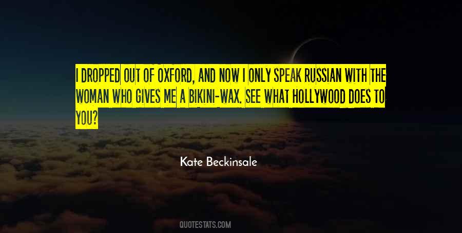 Beckinsale Bikini Quotes #1341508