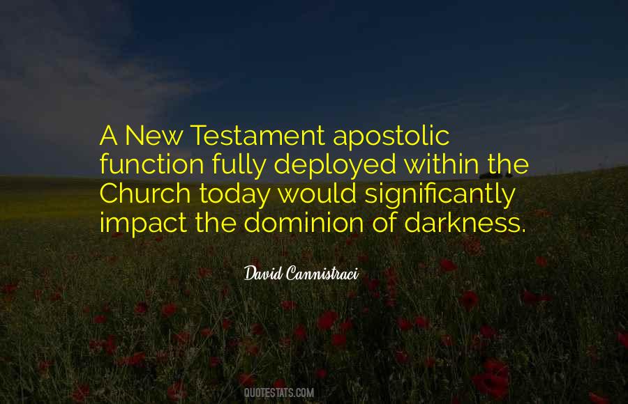 New Testament Church Quotes #803291