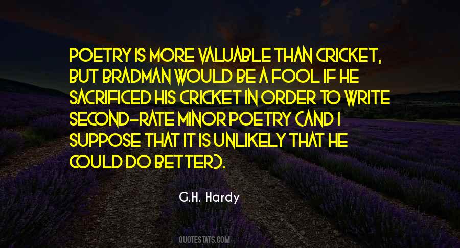 Bradman Cricket Quotes #1310659