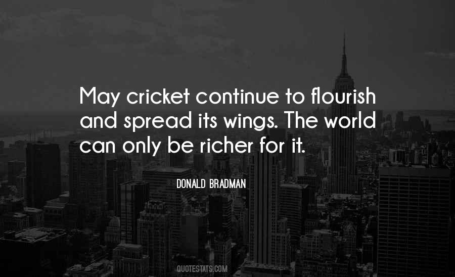Bradman Cricket Quotes #232348