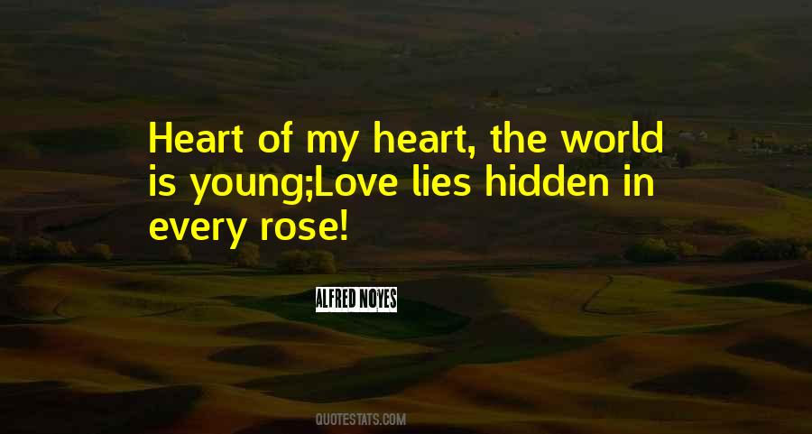 Love Hidden In My Heart Quotes #1341546
