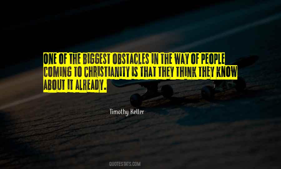 Biggest Obstacles Quotes #760473