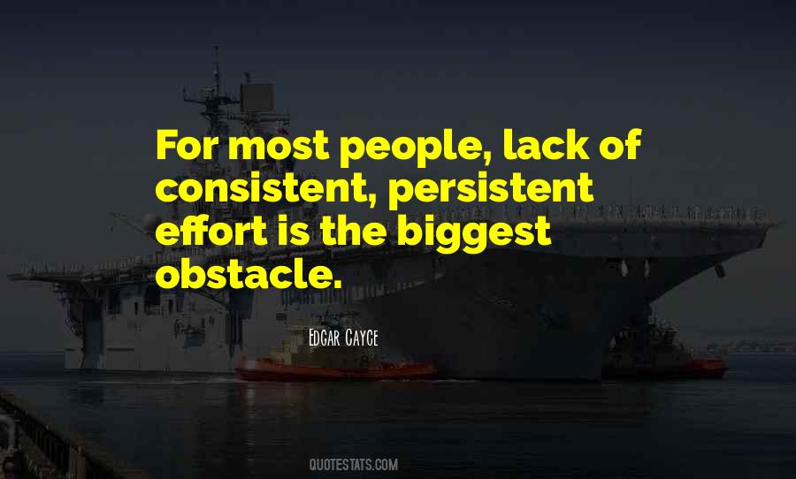 Biggest Obstacles Quotes #763979