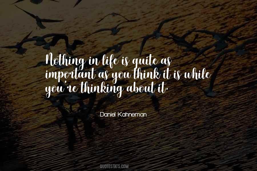 Kahneman Thinking Quotes #1205452