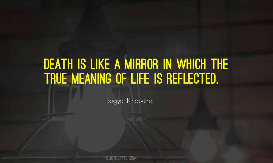 Death Meaning Of Life Quotes #1356934