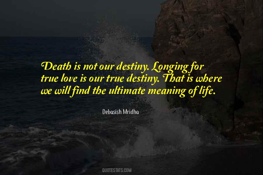 Death Meaning Of Life Quotes #549792