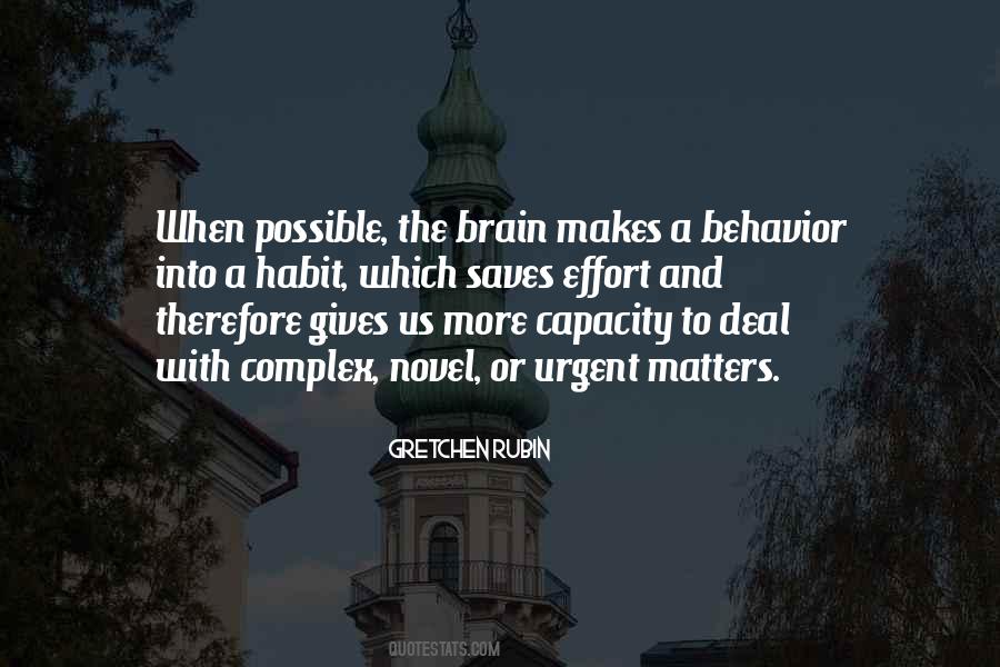 Brain And Behavior Quotes #1700308