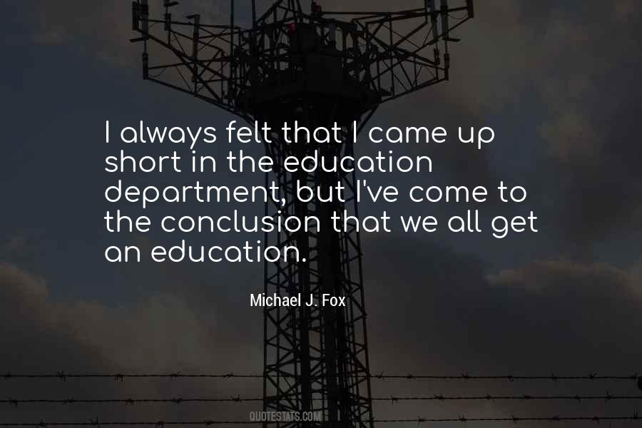 Department Of Education Quotes #705438