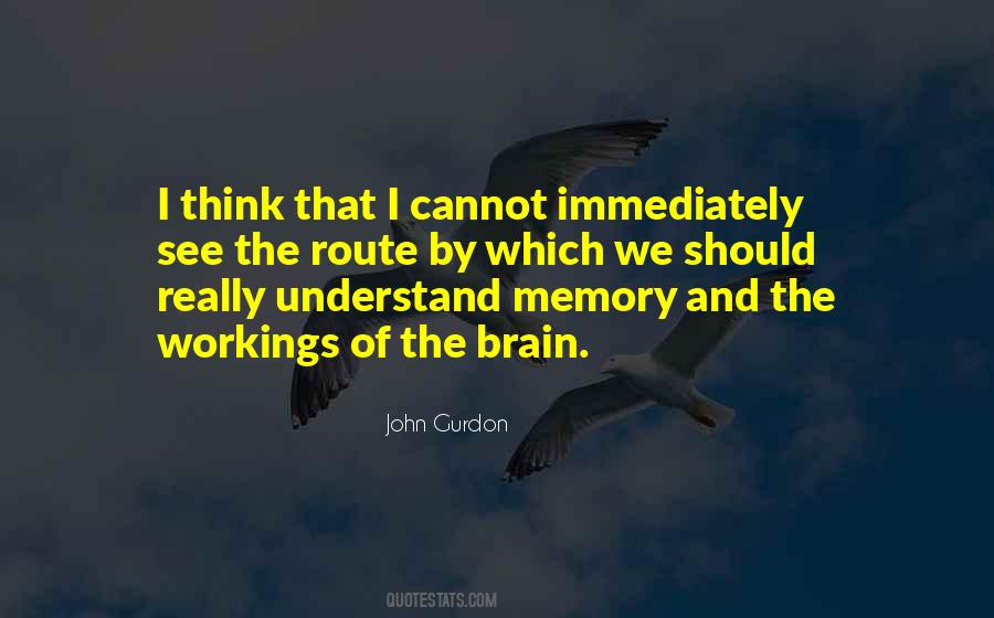 Brain Memory Quotes #977536