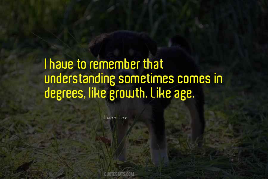 Remember Growth Quotes #310648