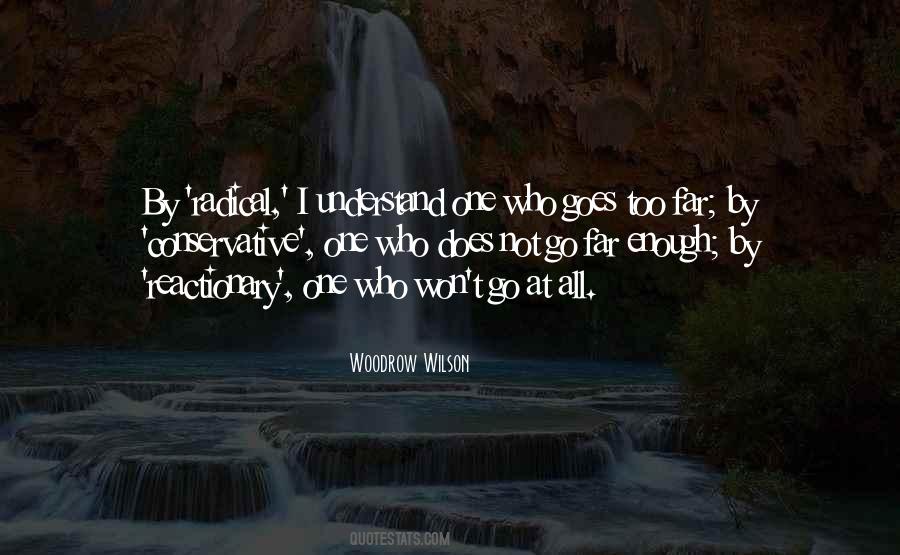 Non Reactionary Quotes #211824