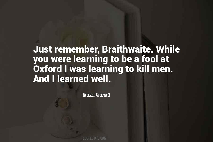 Braithwaite Quotes #1336800