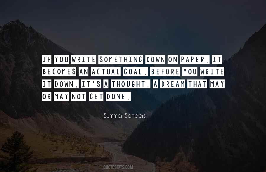 Write It Down Quotes #1240435
