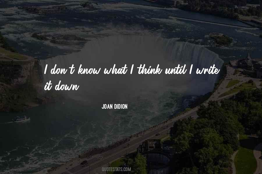 Write It Down Quotes #1325633