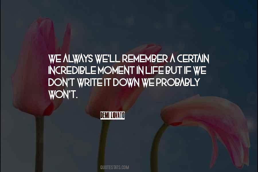 Write It Down Quotes #1625845