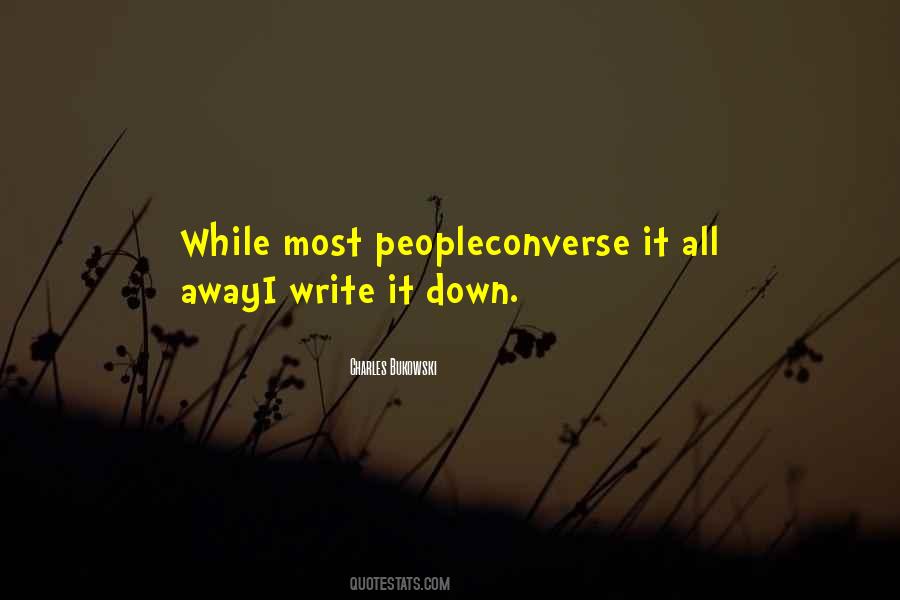 Write It Down Quotes #1786090