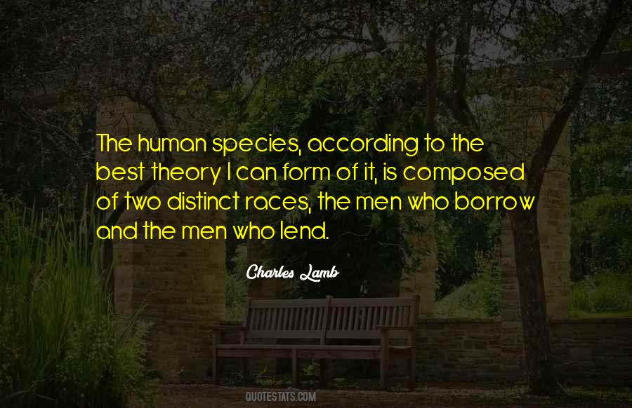 The Human Species Quotes #71866