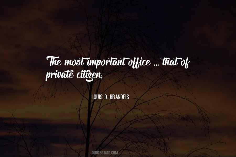 Brandeis Quotes #209884