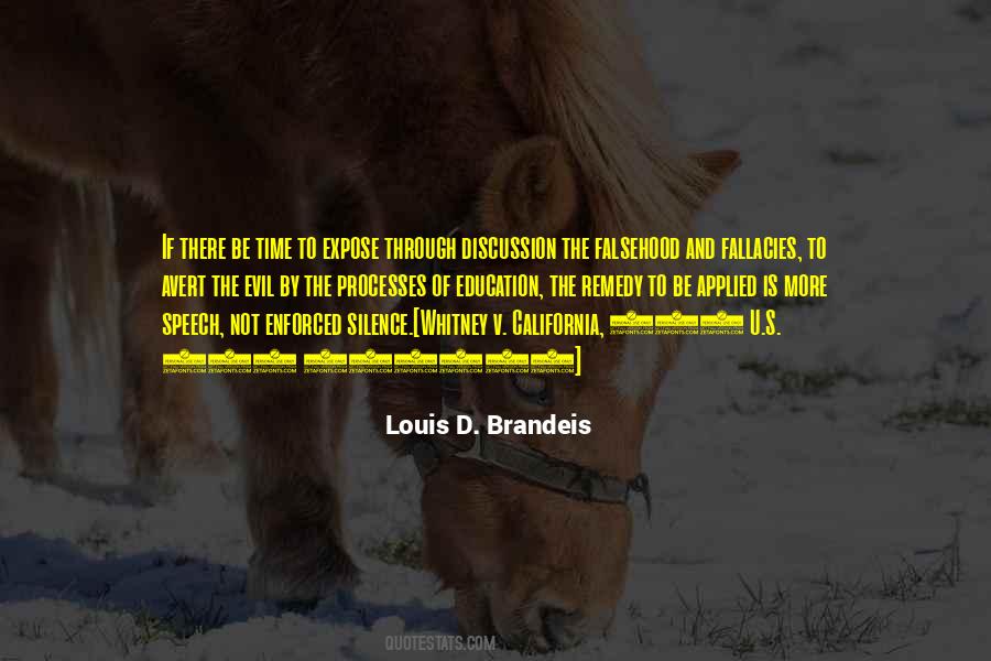 Brandeis Quotes #921623