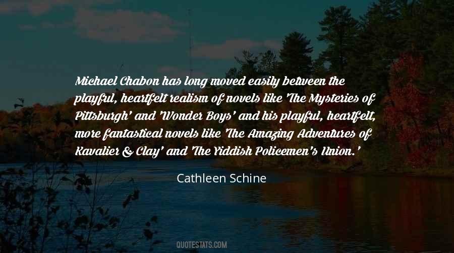 Chabon Novels Quotes #132256