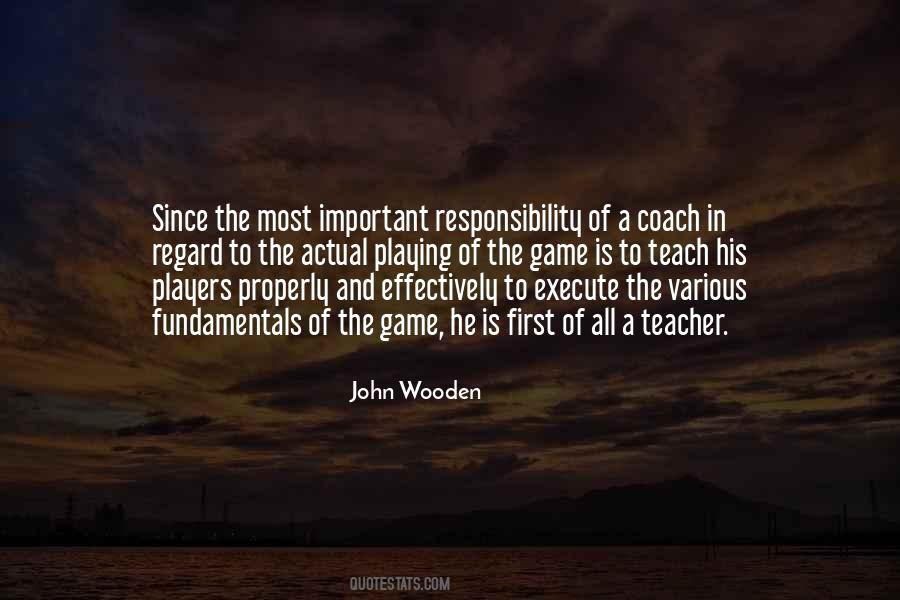 Coach John Wooden Quotes #630710