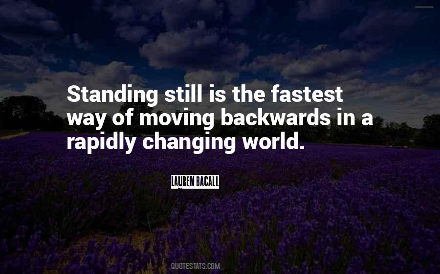 Moving Backwards Quotes #457817